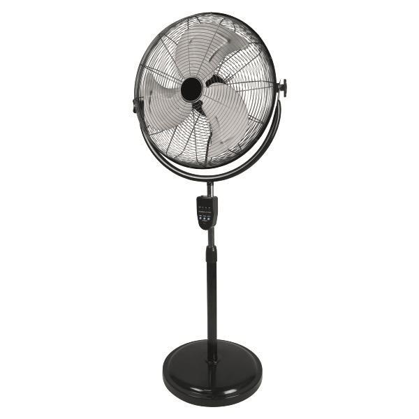 VENTILADOR INDUSTRIAL METALICO DE PIE Y MANDO FORMA "U" 100W Ø50