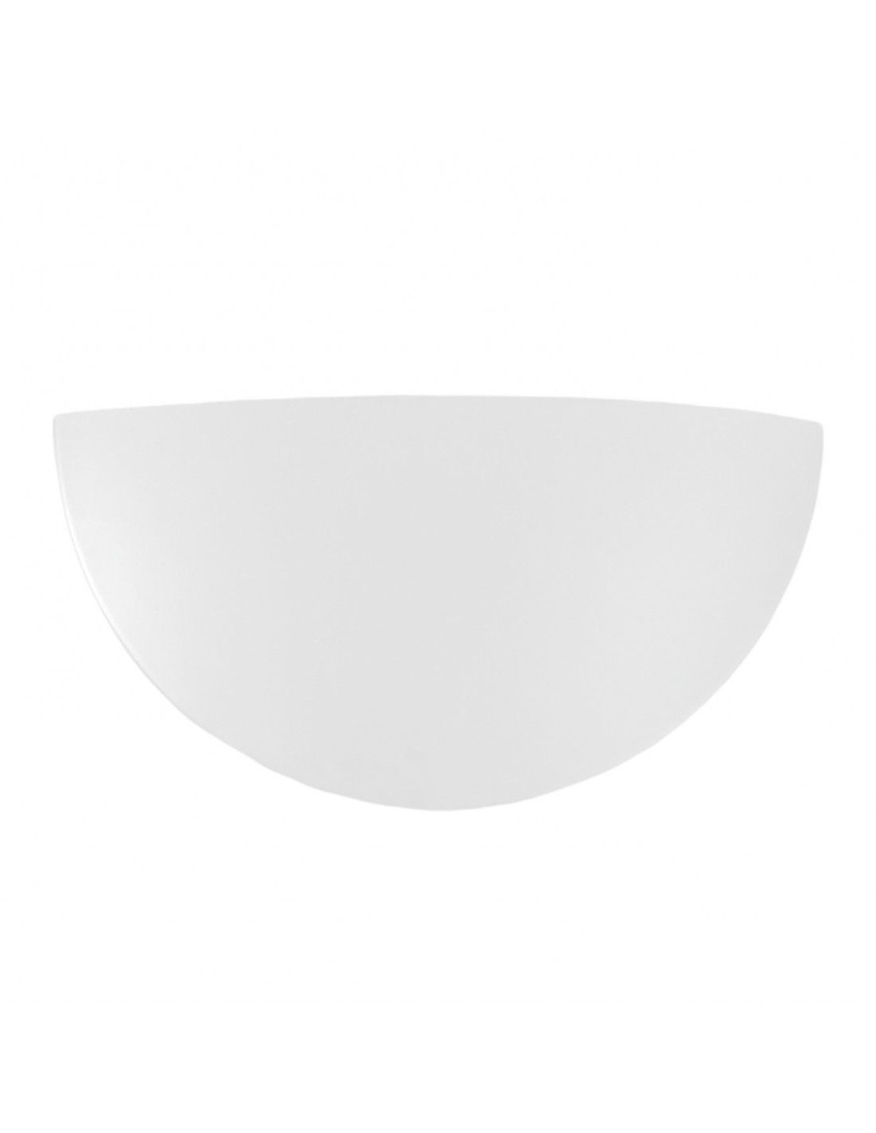 CRISTAL DE RECAMBIO APLIQUE 1/2 PLAFON 250x40mm MATE 1 CARA