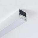 LUMINARIA LINEAL de SUPERFICIE 80x70 130lm/W 24V