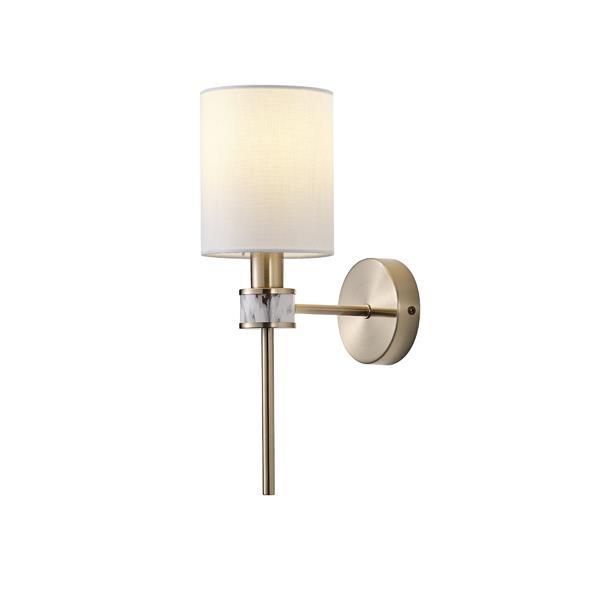 APLIQUE DE PARED METAL 1xE14 MAX 15W 190x120x370mm ESTAMPADO DE MÁRMOL ARTE ILLUMINA TIMELESS