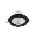 LUZ LED EMPOTRABLE FIJA 5,5W Ø90 TRIAC 3CCT IP65 BLANCA + TAPA NEGRA