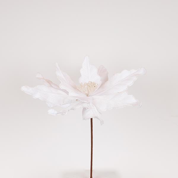 FLOR GRANDE, BLANCA, 44x50cm
