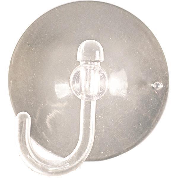 VENTOSAS TRANSPARENTES 4,5cm, CON GANCHO, SET 10 UDS.