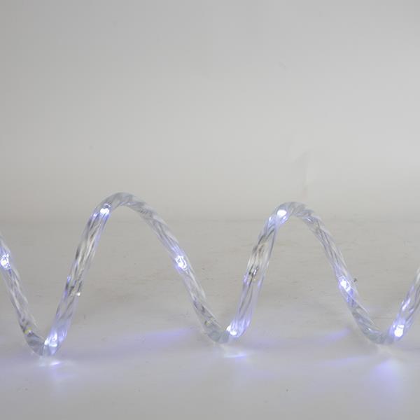  Cuerda luminosa LED SMD de 10 m, bidireccional, adaptador de 31 V, 8 conectores macho/hembra y memoria, LED blanca, 20 LED/m, cable de 3 m, IP44