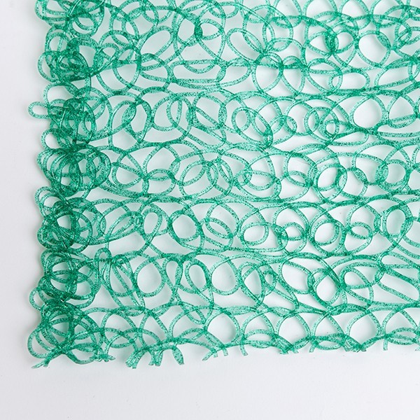 SETO DE PVC, VERDE CON BRILLO, 1x10cm