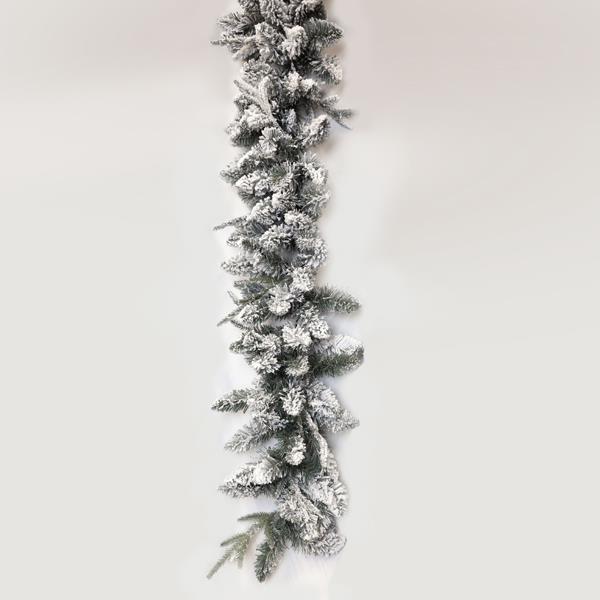 GUIRNALDA NIEVE, PE Y PVC, 200cm