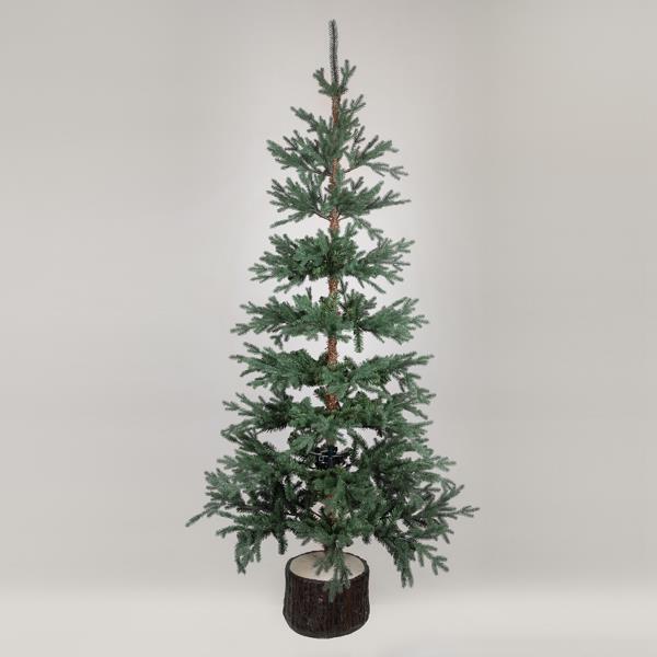 ABETO DINAMARCA, PE Y PVC, CON BANCO DE MADERA EN LA BASE, 210cm