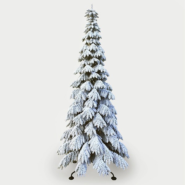 ABETO NEVADO, ZEUS, CON LUCES, 360cm