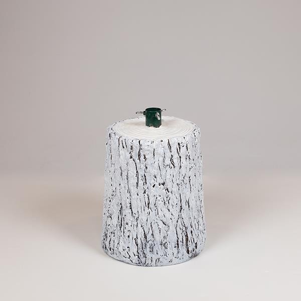 SOPORTE PARA ÁRBOL, TRONCO NIEVADO, Ø26x35cm