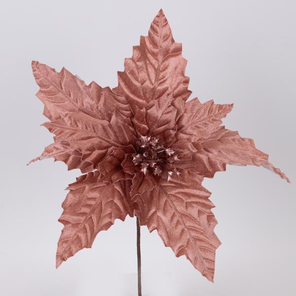 FLOR DE PASIÓN DE TERCIOPELO, ROSA POLVORITO, 31 cm