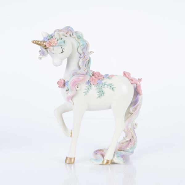 UNICORNIO DE POLIRESINA, 6x18x21cm