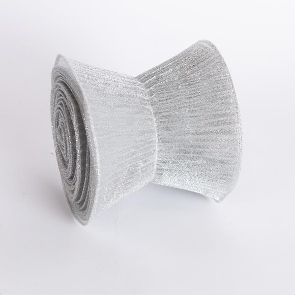 CINTA ESPIRAL, PLATA, 500X12CM