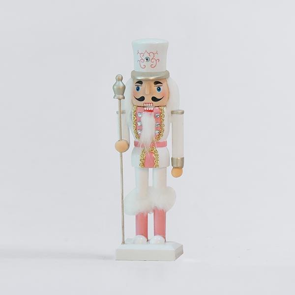 CASCANUECES DE PLÁSTICO, BLANCO CON ROSA, 25,5CM