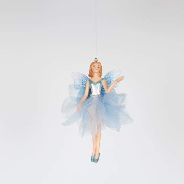 HADA CON FALDA AZUL CLARO, 13,5CM