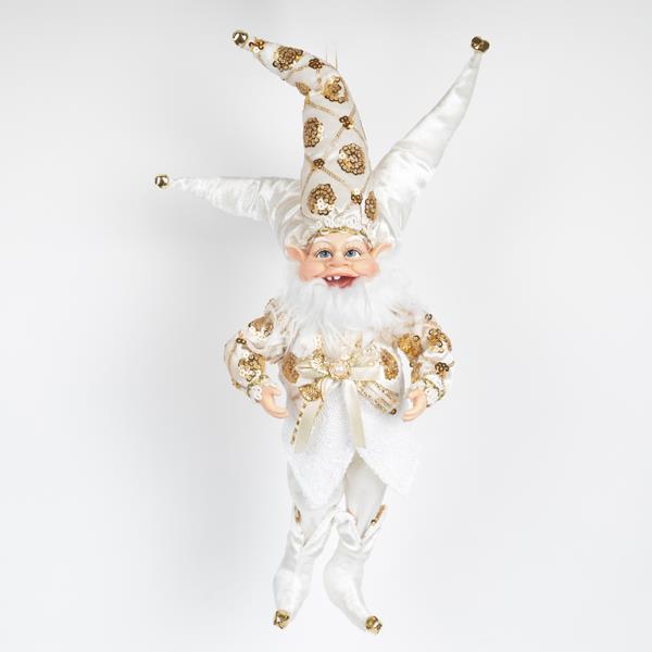 DUENDE CON ROPA DE LUJO DE CHAMPÁN, 40,6 CM