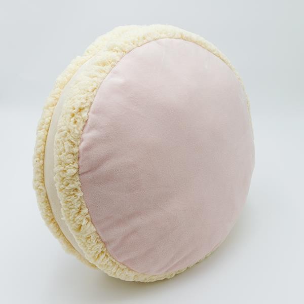 ALMOHADA MACARON, ROSA, 9X34CM