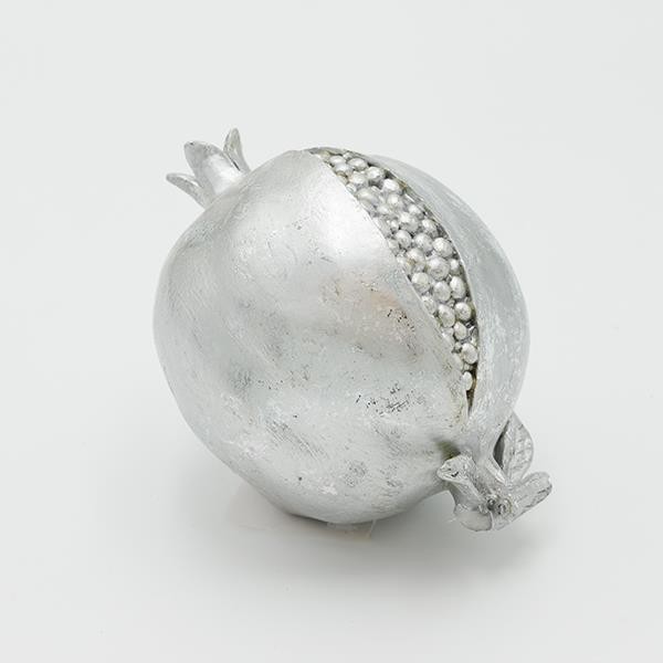ROSA DE POLIRESINA, PLATA, 14,5X9,5CM