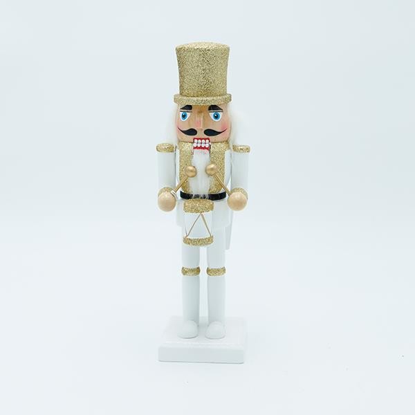 CASCANUECES, ORO BLANCO, CON TAMBOR, 8X25CM