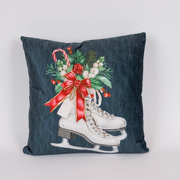 ALMOHADA CON PEDALES DE HIELO, 40X40CM