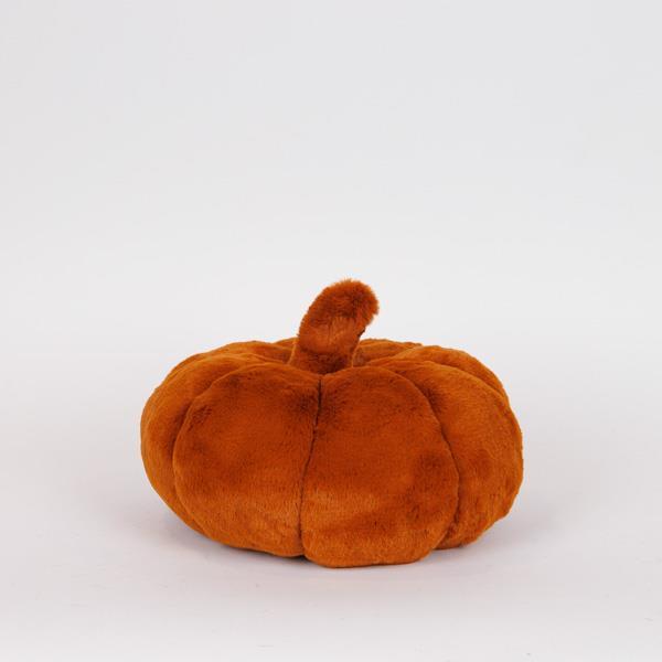 CALABAZA DE PIEL, CARAMELO, 22X30CM