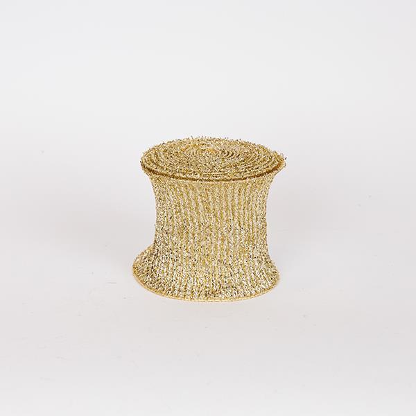 CINTA ESPIRAL, DORADO ELEGANTE, 500X12CM