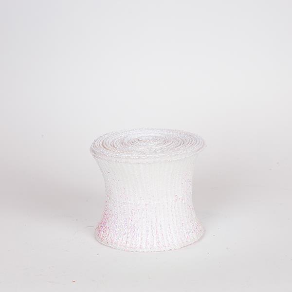 CINTA ESPIRAL, BLANCA ELEGANTE, 500X12CM