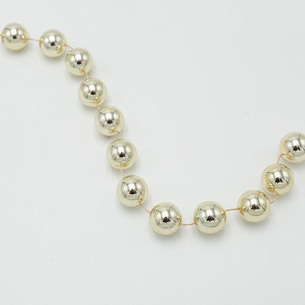 CADENA CON PERLAS DE CHAMPÁN, 20 MM, 270 CM