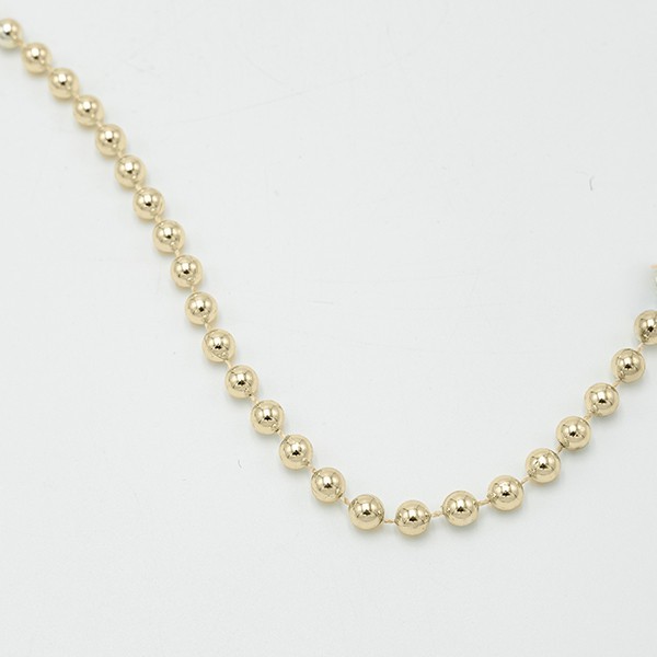 CADENA CON PERLAS DE CARAMELO, 8MM, 1000CM