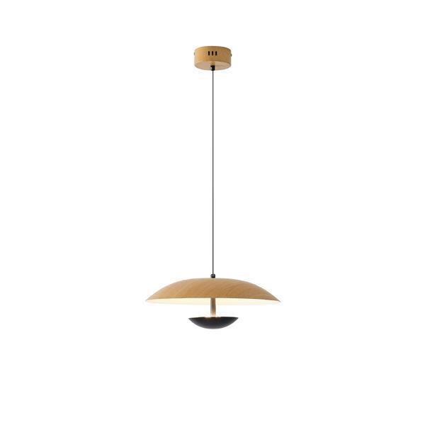 LÁMPARA DE TECHO COLGANTE PINTURA MADERA LED 7W 338lm 3000K Ø345x1215mm ARTE ILLUMINA PENNY