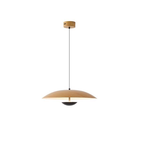 LÁMPARA DE TECHO COLGANTE PINTURA MADERA LED 7W 338lm 3000K Ø455x1160mm ARTE ILLUMINA PENNY