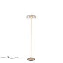 LÁMPARA DE PIE LUZ METAL-CRISTAL 8W 960lm 3000K 300x1352x90mm COGNAC ARTE ILLUMINA LOBBY