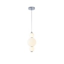 LÁMPARA DE TECHO COLGANTE ALUMINIO 12,6W 1440lm 3000K Ø175x1898mm BLANCO ARTE ILLUMINA BLOSSOM