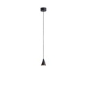 LÁMPARA DE TECHO COLGANTE LED 5W 300lm 3000K 80x1200mm NEGRO ARTE ILLUMINA CAMPANELLE