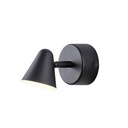 APLIQUE DE PARED 5W 300lm 3000K 80x135mm NEGRO ARTE ILLUMINA CAMPANELLE