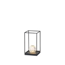 LÁMPARA DE MESA APLIQUES LED 4W 180x320mm 90lm 3000K NEGRO ARTE ILLUMINA BOX