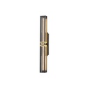 APLIQUE DE PARED ALUMINIO LED 13W 780lm 3000K 600x100mm NEGRO-ORO ARTE ILLUMINA LUIS