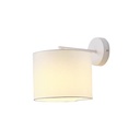 APLIQUE DE PARED TELA 1xE14 MÁX. 15W 265×200×235mm BLANCO ARTE ILLUMINA CLOUD