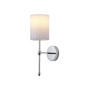 APLIQUE DE PARED TELA 1xE14 MÁX. 15W 180×130×400mm BLANCO ARTE ILLUMINA VELI