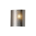 APLIQUE DE PARED METAL-VIDRIO 1xE14 MAZ 15W 75x170x180mm NEGRO ARTE ILLUMINA FOLIA