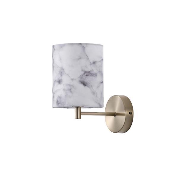 APLIQUE DE PARED FABRIC1xE14 MAX 8W Ø130mmARTE ILLUMINA VERONA