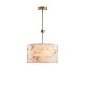 LÁMPARA DE TECHO COLGANTE DE TELA 3 LUCES 3xE14 MÁX 8W Ø380mm ARTE ILLUMINA VERONA