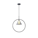 LÁMPARA DE TECHO COLGANTE CRISTAL G9 MAX 25W 410x180+1200mm ARTE ILLUMINA DELTA