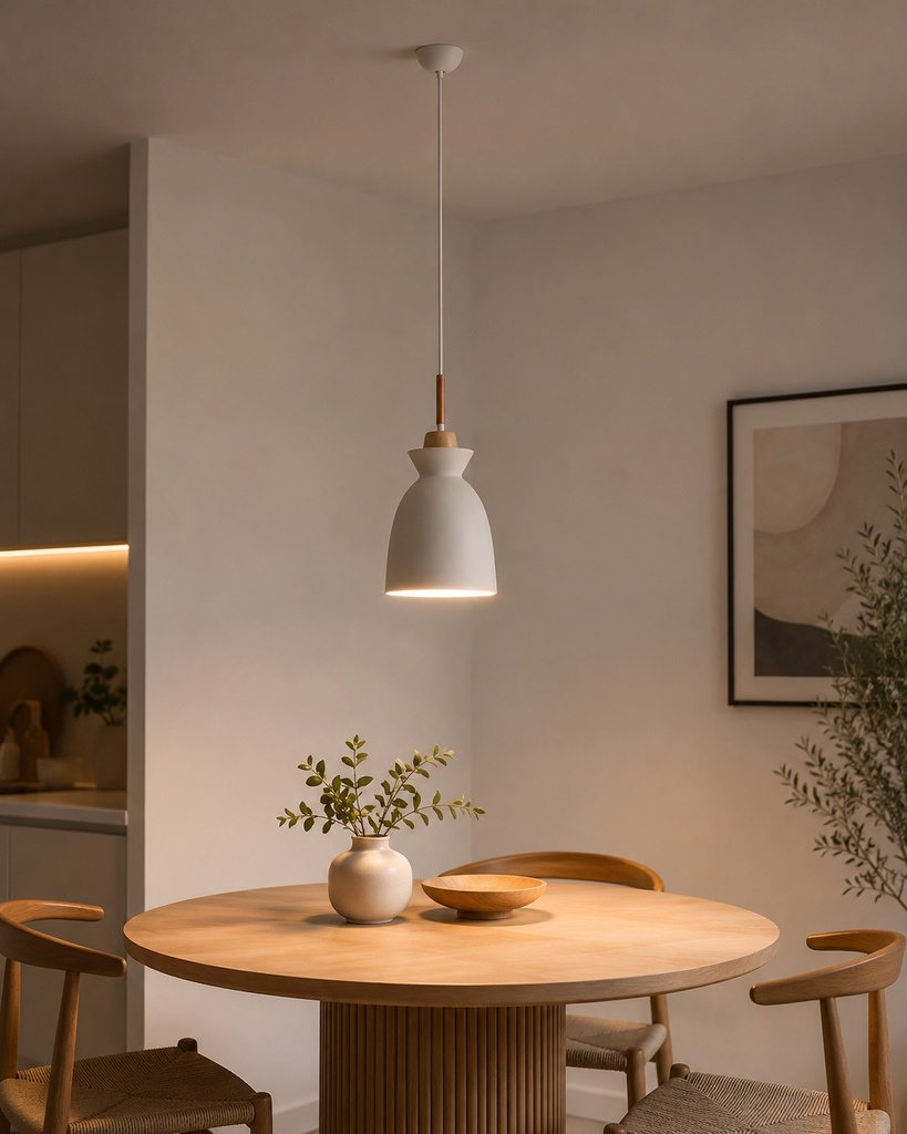 LÁMPARA DE TECHO COLGANTE METAL E27 MAX 15W 280x1234mm  ARTE ILLUMINA DIGNITY