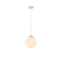 LÁMPARA DE TECHO COLGANTE DE METAL 1xE27 MAX 15W 200x1270mm BLANCO ARTE ILLUMINA SELINI