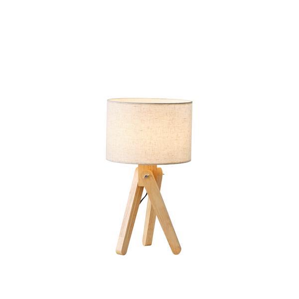 LÁMPARA DE MESA LUMINARIAS MADERA 1xE27 MÁX. 15W 280×500mm ARTE ILLUMINA MADERA