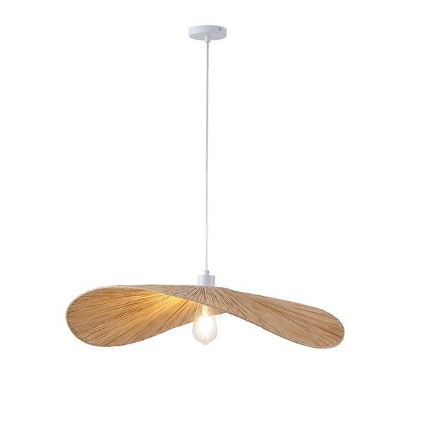 LÁMPARA DE TECHO COLGANTE BAMBÚ 1xE27 MÁX. 15W Ø700mm ARTE ILLUMINA OASIS