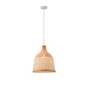 LÁMPARA DE TECHO COLGANTE BAMBÚ 1xE27 MÁX. 15W Ø310mm ARTE ILLUMINA EARTHY