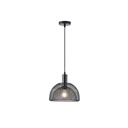 LÁMPARA DE TECHO COLGANTE 1xE27 MÁX. 15W 255x1280mm CAMPANA ARTE ILLUMINA NEGRA HOOD