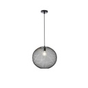 LÁMPARA DE TECHO COLGANTE DE METAL 1xE27 MÁX. 15W 250x250x1280mm NEGRO ARTE ILLUMINA MESH