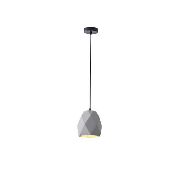 LÁMPARA DE TECHO COLGANTE HORMIGÓN 1xΕ27 Ø160X1670mm GRIS ARTE ILLUMINA ARME